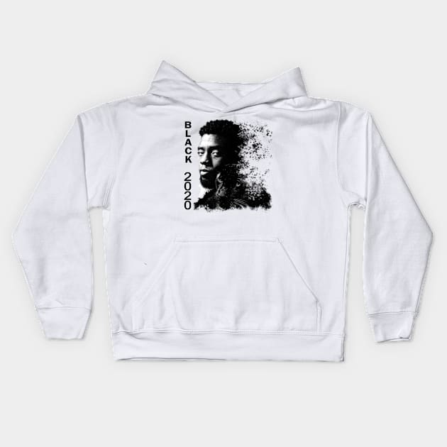 Chadwick Boseman Kids Hoodie by AndreyG